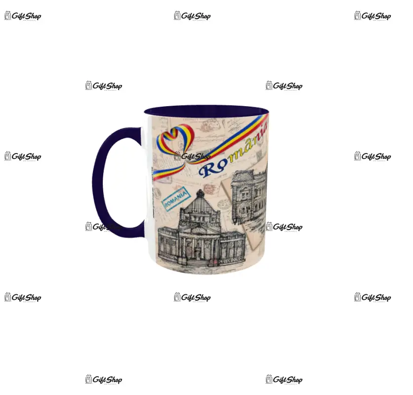 Arad romania, cana ceramica, 330ml, model cgs1758